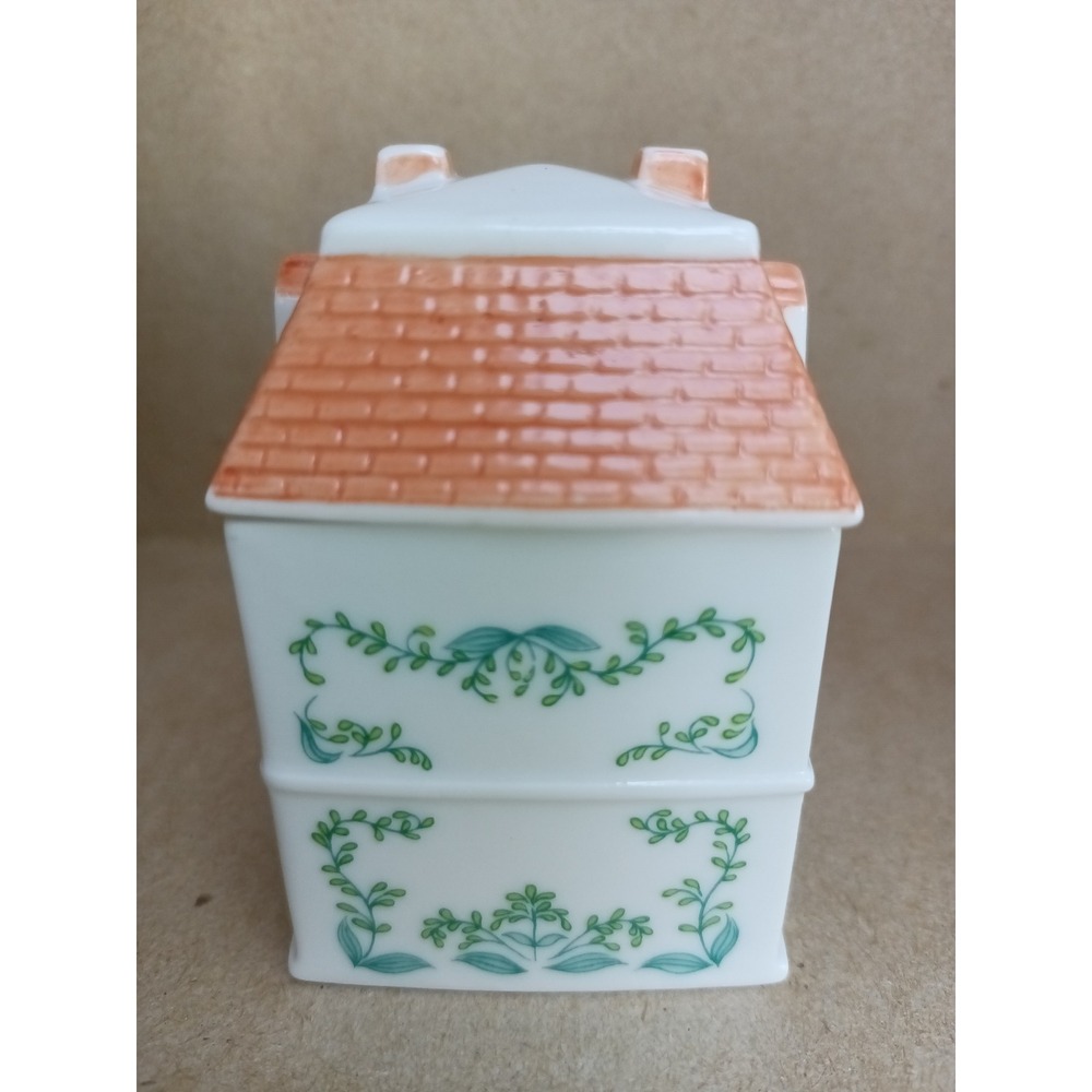 Vintage 1989, Lenox, spice village CINNAMON house, spice jar, porcelain, cottage - Picture 3 of 7